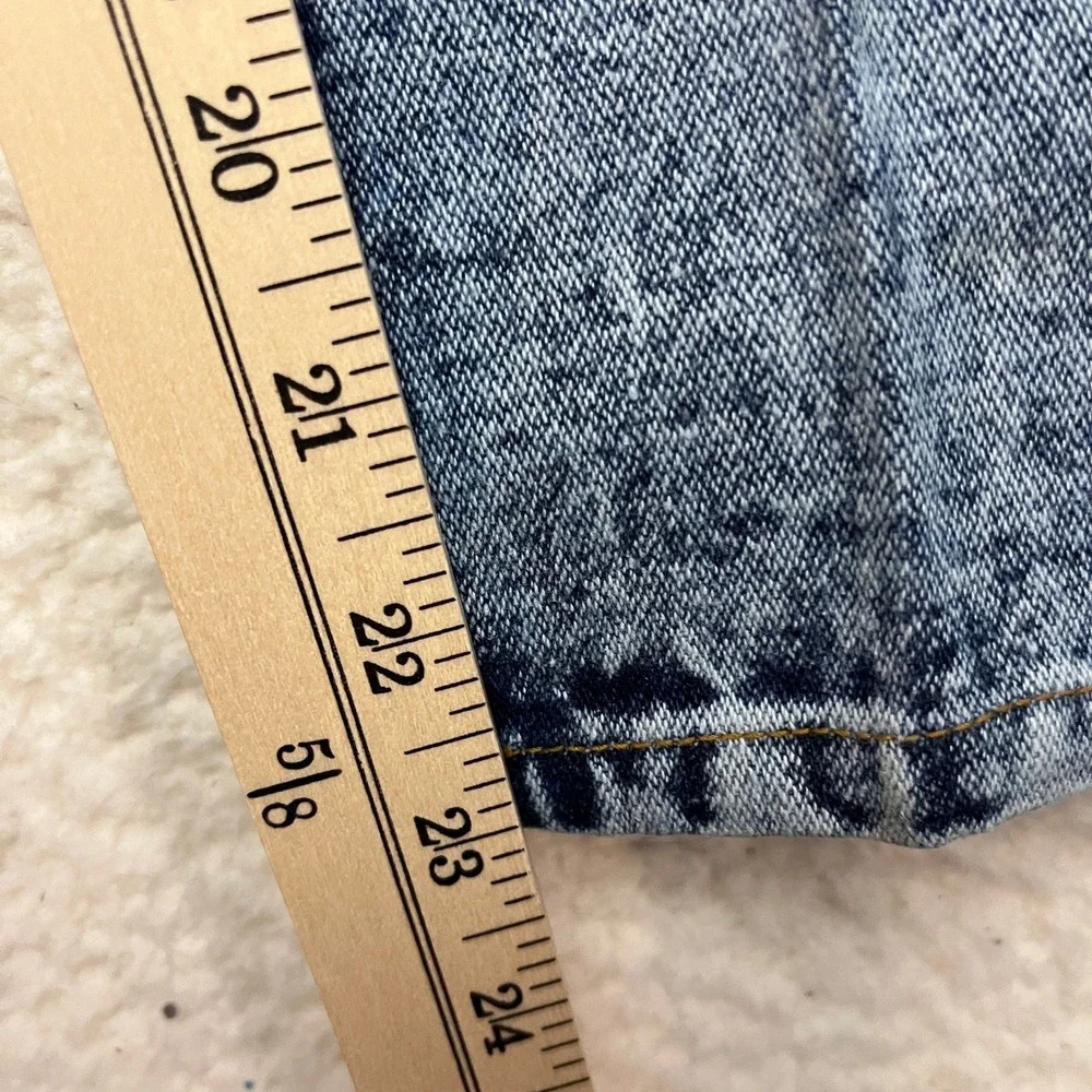 Jordache Jeans Kids Size 8 Blue Acid‎ Wash 3554 High Rise Tapered Vintage NWT